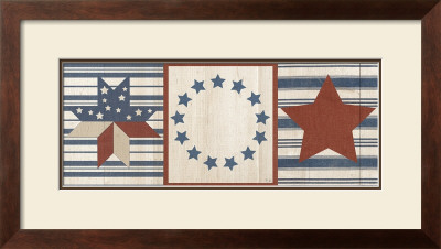 Americana Stars And Stripes I by Sarah Adams Pricing Limited Edition Print image