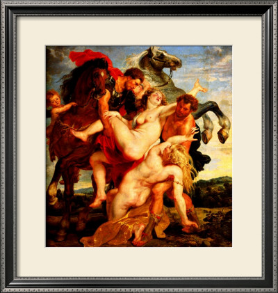 Rape Of Leucippidae by Peter Paul Rubens Pricing Limited Edition Print image