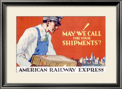 American Railway Express Shipment by Robert Edmund Lee Pricing Limited Edition Print image