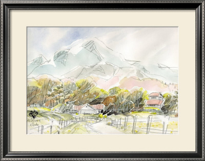 Ranch In Plateau, Scenery Of Spring by Kenji Fujimura Pricing Limited Edition Print image
