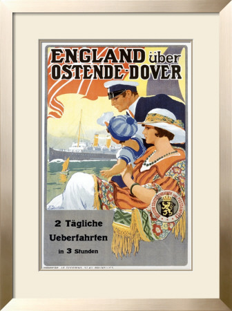England Uber Ostende Dover by Sentrein Pricing Limited Edition Print image