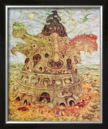 Tower Construction by Erich Brauer Pricing Limited Edition Print image