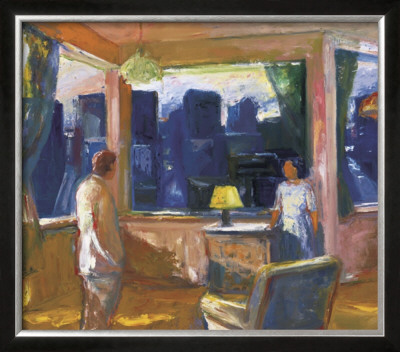 Yellow Lampshade, 1969 by Elmer Bischoff Pricing Limited Edition Print image