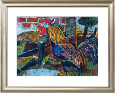 Cock And Hens by Otto Dix Pricing Limited Edition Print image