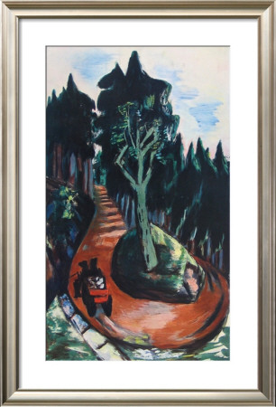 Winding Path In The Black Forest by Max Beckmann Pricing Limited Edition Print image