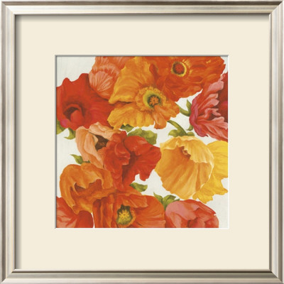 Red, Orange, And Yellow Flowers by Julio Sierra Pricing Limited Edition Print image