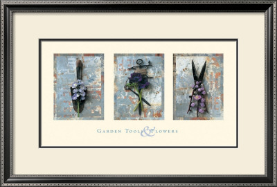Garden Tools And Flowers by Matt Barnes Pricing Limited Edition Print image