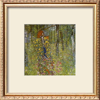 Farm Garden With Crucifix by Gustav Klimt Pricing Limited Edition Print image