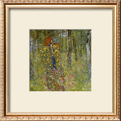Farm Garden With Crucifix by Gustav Klimt Pricing Limited Edition Print image