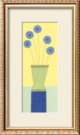 Pom-Pom Cornflowers by Hewitt Pricing Limited Edition Print image