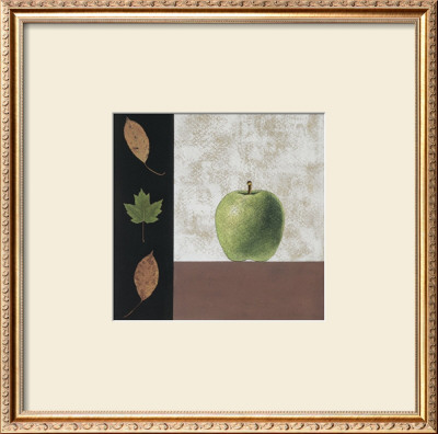Green Apple And Leaves by John Boyd Pricing Limited Edition Print image