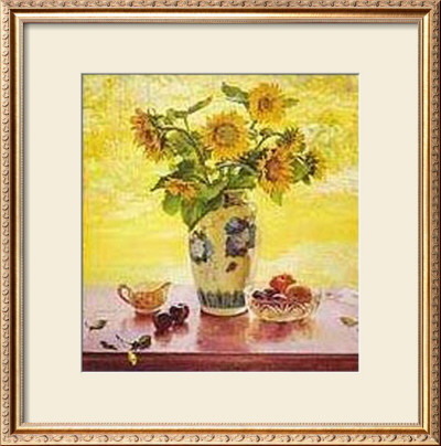 Sunflowers by Del Gish Pricing Limited Edition Print image