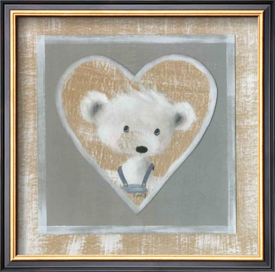 Petit Coeur Bleu by Joelle Wolff Pricing Limited Edition Print image
