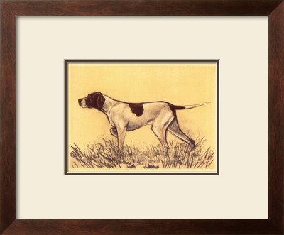 Hunting Dogs, Pointer by Andres Collot Pricing Limited Edition Print image