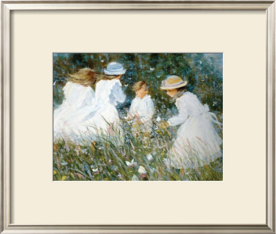 White Butterflies by Helene Leveillee Pricing Limited Edition Print image