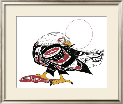 Eagle And Salmon by Richard Shorty Pricing Limited Edition Print image