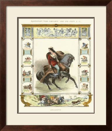 Equestrian Display Ii by Charles Etienne Pierre Motte Pricing Limited Edition Print image