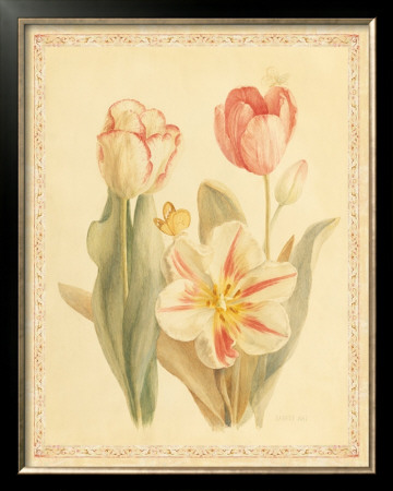 Tulips And Butterflies by Danhui Nai Pricing Limited Edition Print image
