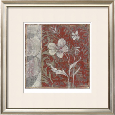 Taupe And Cinnabar Tapestry Iii by Jennifer Goldberger Pricing Limited Edition Print image