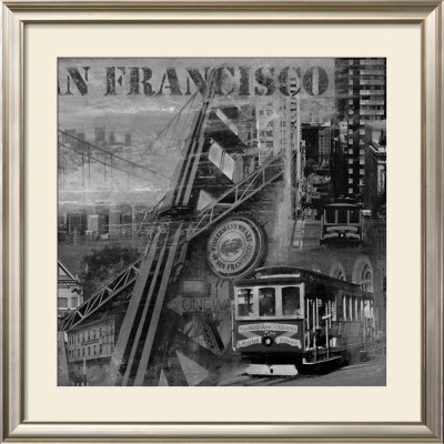 San Francisco In Black And White Ii by John Clarke Pricing Limited Edition Print image