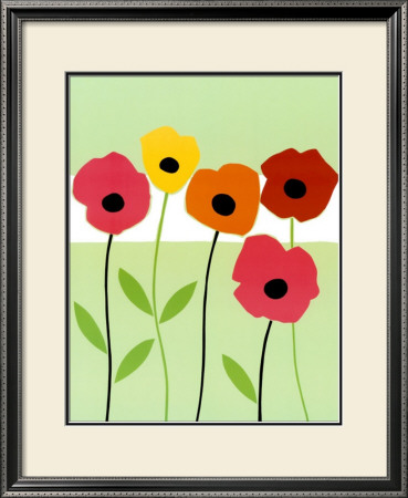 Playful Poppies by Muriel Verger Pricing Limited Edition Print image