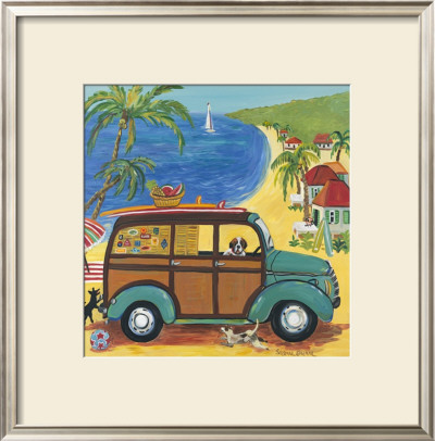 Woody At The Beach by Suzanne Etienne Pricing Limited Edition Print image