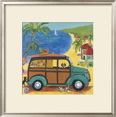 Woody At The Beach by Suzanne Etienne Pricing Limited Edition Print image