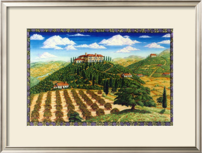 Wine Vinyard Estates by Caroline Haliday Pricing Limited Edition Print image