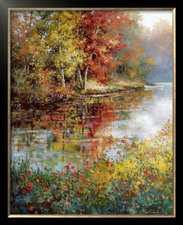 Autumn Pond by Tan Chun Pricing Limited Edition Print image