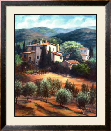 Tuscan Olive Grove by Deborah Haeffele Pricing Limited Edition Print image