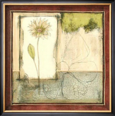 Pressed Flower Collage I by Jennifer Goldberger Pricing Limited Edition Print image