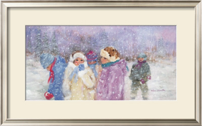 Under The Snow Flakes by Helene Leveillee Pricing Limited Edition Print image