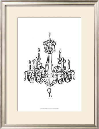 Graphic Chandelier I by Ethan Harper Pricing Limited Edition Print image