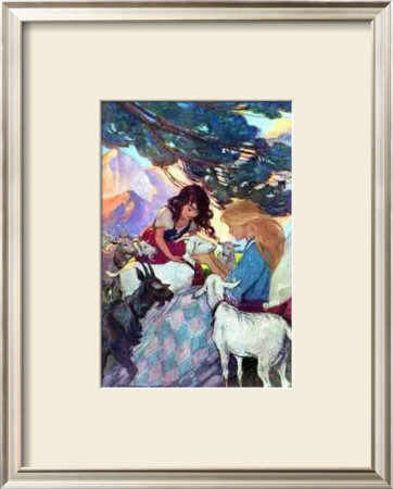 Heidi Introduced Each In It's Turn by Jessie Willcox-Smith Pricing Limited Edition Print image