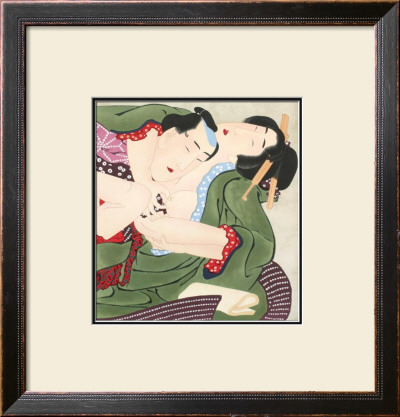 Le Silence De L'amour by Katsushika Hokusai Pricing Limited Edition Print image