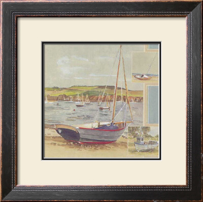 Les Bateaux Sur La Plage by Laurence David Pricing Limited Edition Print image