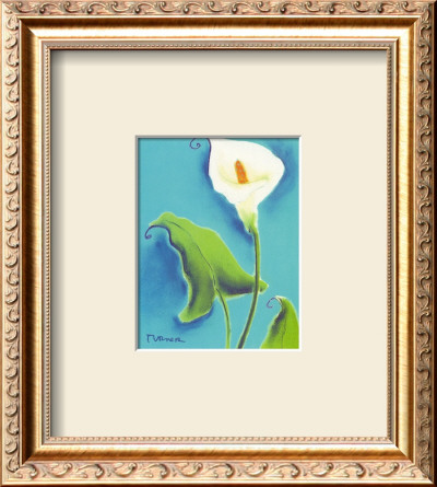 Calla Lily With Blue by Dona Turner Pricing Limited Edition Print image