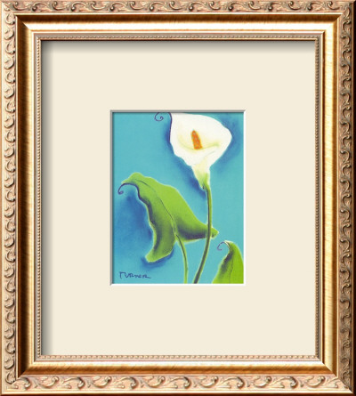 Calla Lily With Blue by Dona Turner Pricing Limited Edition Print image