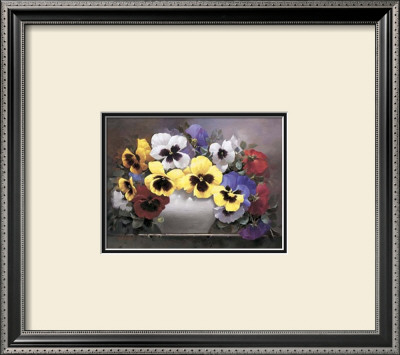 Rainbow Of Pansies by Victor Santos Pricing Limited Edition Print image