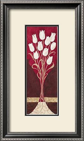 White Tulips Iv by Teresa Agnelli Pricing Limited Edition Print image