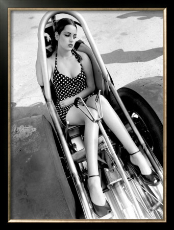 Pin-Up Girl: Nhra Dragster by David Perry Pricing Limited Edition Print image
