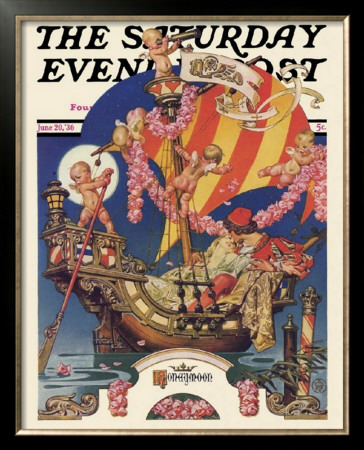 Fantasy Honeymoon, C.1936 by Joseph Christian Leyendecker Pricing Limited Edition Print image