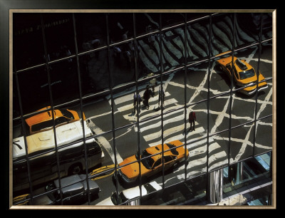 Reflection On 42Nd Street, Manhattan by Michel Setboun Pricing Limited Edition Print image