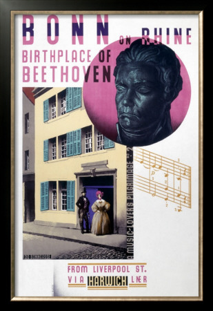 Bonn On Rhine, Birthplace Of Beethoven by Austin Cooper Pricing Limited Edition Print image