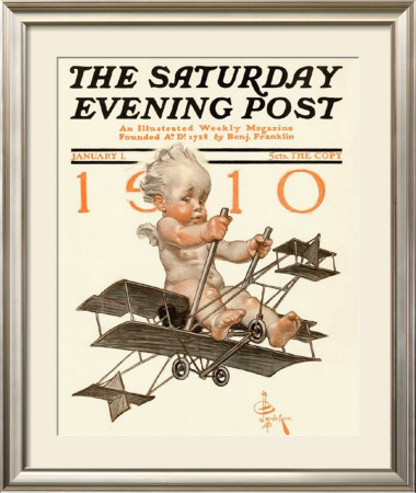 New Year's Baby, C.1910: Taking Flight by Joseph Christian Leyendecker Pricing Limited Edition Print image