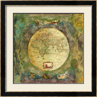 Map Of The Eastern Hemisphere by Starlie Sokol-Hohne Pricing Limited Edition Print image