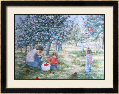 Picking Apples by Helene Leveillee Pricing Limited Edition Print image