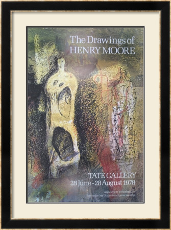 Drawings At Tate Gallery by Henry Moore Pricing Limited Edition Print image