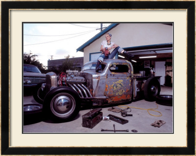 Pin-Up Girl: Truck Rod by David Perry Pricing Limited Edition Print image