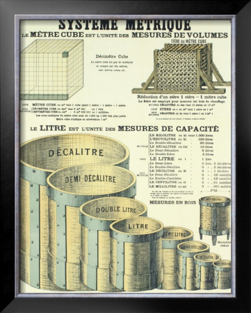 Systeme Metrique (The Metric System) by Deyrolle Pricing Limited Edition Print image